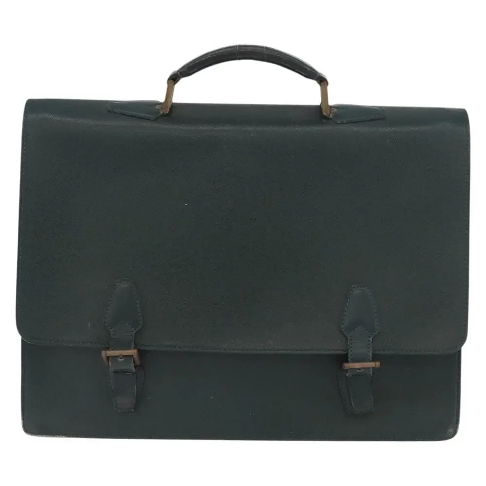 Louis Vuitton Taiga Tashkent Business Bag Epicea Green